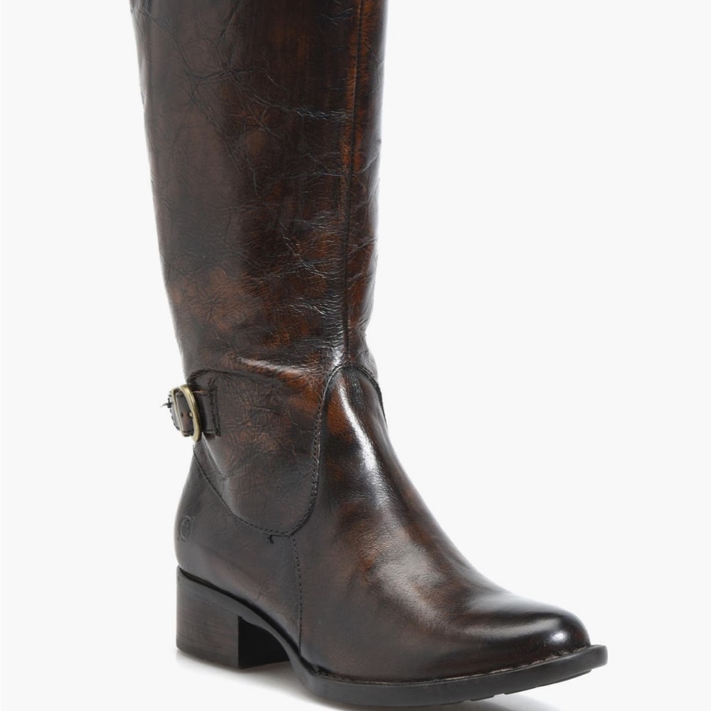 Born Women's Brown Leather Knee-High Boots